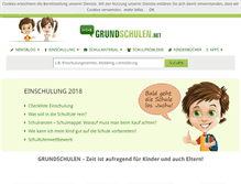 Tablet Screenshot of grundschulen.net